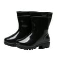 thumbnail image 2 of Caywon Rain BootsShort rain Boots Easy-on Lightweight and Waterproof Non-Slip Sole All-Weather Comfortable Unisex Rain Shoes Soft Rubber Boots, 2 of 6