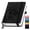 Black, variant on Lined Journal Notebook 365 Pages, A5 Leather Journals for Writing Women & Men, Hardcover Notebook with 100GSM Thick Paper, Daily Journal Notebook for Travel, Work, Note Taking, College Ruled