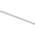 thumbnail image 6 of 14K White Gold Round Diamond Tennis Chain 3mm Martini Set 18" Necklace 3.75 CT., 6 of 7