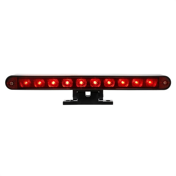 United Pacific 33011 LED Regular 3rd Brake Light, Red Lens, Black
