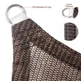 thumbnail image 4 of Eden's Decor Rectangular Sun Shade Sail UV-Blocking Fabric Outdoor Shade for Patio Backyard Pergola 9' X 12' Brown, 4 of 4