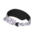 thumbnail image 3 of Xecao Lavender Flowers for Adult Sun Cap offers versatile sun protection with adjustable Velcro for a secure fit., 3 of 8
