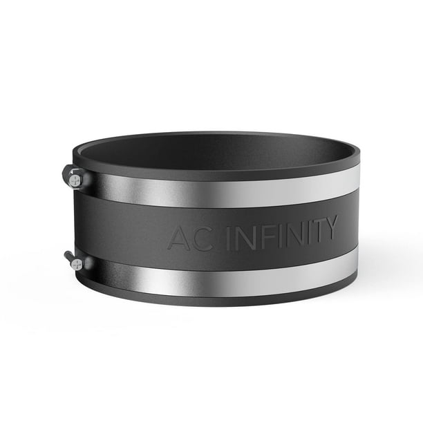 Acoplador de ductos con pinza reductora de ruido AC Infinity de 6 pulgadas