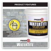 Clear, Zinsser WaterTite Concrete and Masonry Etch and Cleaner-5082, 12 oz