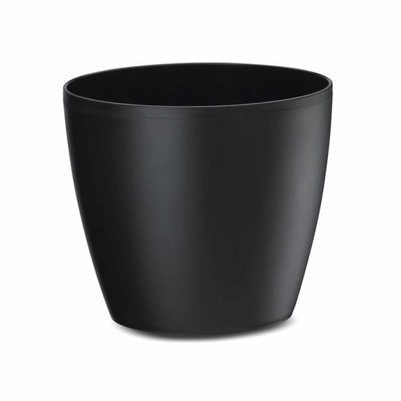 Eva Modern Large Houseplant Planter Pot - 18'' Planter (Black)