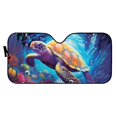 thumbnail image 2 of Yuyamidu Turtle Sunshade for Car Windshield Blue Ocean Car Sun Shade for SUV Truck Van Fashion Windshield Cover Universal Car Sun Visor Automobile Interior Accessories, 2 of 5