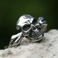 thumbnail image 4 of ZMY Home Stainless Steel Party Jewelry Bone Skull Pinky Ring (11), 4 of 7