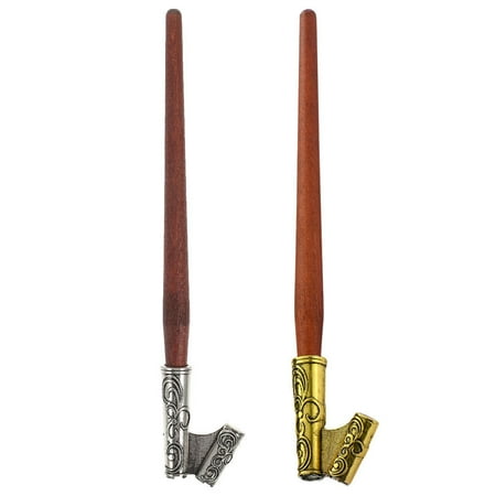 

2pcs Calligraphy Pen Holder Dip Pen Handle Oblique Nib Pen Holder for Writing Calligraphy