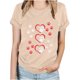 thumbnail image 1 of Fiudx Ropa de Mujer Tops con Estampado de Moda para Mujer, Blusa de Manga Corta, Camisetas Divertidas con Cuello Redondo, 1 of 3