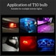 thumbnail image 5 of Scienceny 10 piezas de luces LED para coche de alto lumen, Mini bombillas para salpicadero, lámparas de lectura para vehículos, piezas de repuesto para Bombillas para automóviles luz azul claro 24V Scienceny VI015232-14B, 5 of 6