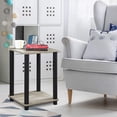 thumbnail image 5 of Furinno Turn-N-Tube End Table, Square,Black,Wood, 5 of 5