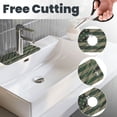 thumbnail image 3 of Sikiie Jungle Green Camo USA Flag Splash Guard for Sink Faucet-1 PC Super Absorbent Fast Drying Mat Sink Gadgets-Splash Guard for Kitchen, Sink Mat, 3 of 7