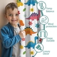 thumbnail image 3 of Blackout Kids Curtains,White Dinosaurs Flowers Pattern Childrens Insulated Curtains Set Of 2,Bedroom Essentials,Toddler Room Decor 42"x63", 3 of 5