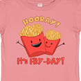 thumbnail image 4 of Inktastic Hooray It's Fry-Day with Cute Fries Boys or Girls Baby T-Shirt, 4 of 5