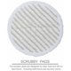 thumbnail image 4 of 10 almohadillas de microfibra para fregona de limpieza para Bissell Spinwave 20522/2240N/2039A (repuesto), 4 of 8