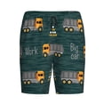 thumbnail image 4 of Naloa Big Machine Men's Short Pajama Pants, Lounge Comfort Shorts with Elasticized Waistband and Side Pockets - 4X-Large, 4 of 9