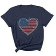 thumbnail image 2 of Busydd T Shirts for Man 4th of July Independence Day Tops Casual Round Neck Short Sleeve Summer Tops American Flag Patriotic Tees Comfortable Cotton T Shirts, 2 of 5