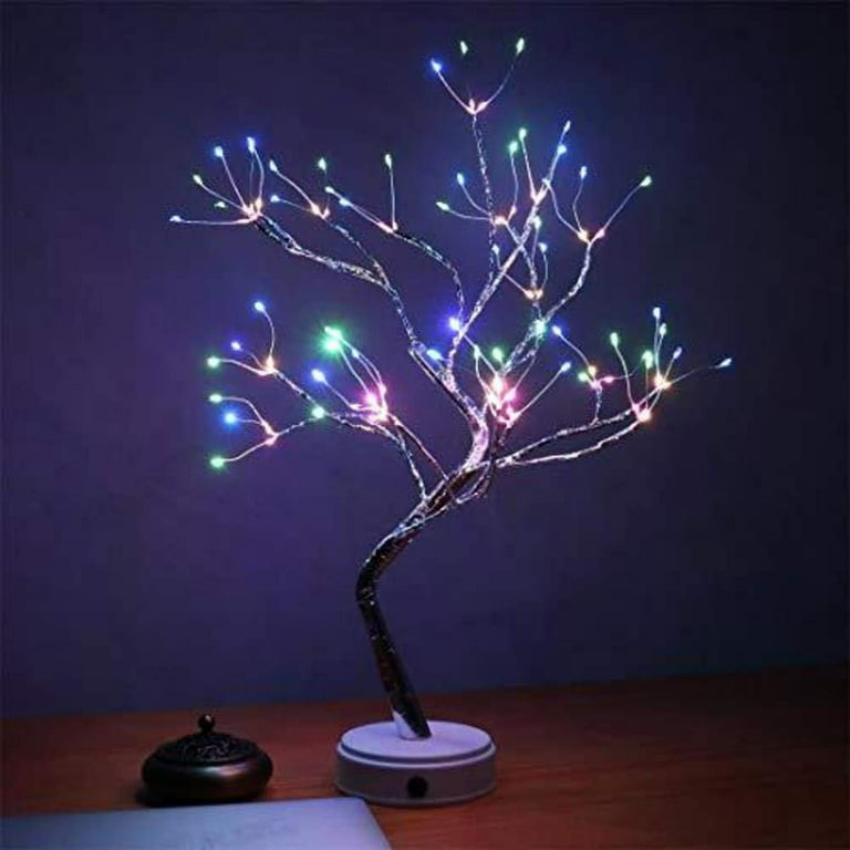  Bonsai Tree Light for Room Decor, Aesthetic Lamps for Living  Room, Cute Night Light for House Decor, Good Ideas for Gifts, Home  Decorations, Weddings, Christmas, Holidays and More (White, 108 LED) 