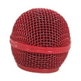 thumbnail image 2 of MERIGLARE Tête de Remplacement en Métal pour Microphone à Bille Grille pour Beta58a SM58 Microphone Rouge, 2 of 9