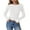 White(womens tops), variant on ZHYou No Boundaries Womens Tops,Ribbed Knit Crop,Long Sleeve,Crew Neck,Stretchy,Form Fitting Casual Basic Tee Shirts,Black,Size L