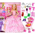 thumbnail image 5 of Conjunto de muñecas Barbie, caja de regalo, vestido de novia de princesa para niña, juguete para niños (X4), 5 of 5