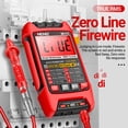thumbnail image 4 of ANENG ANENG M117 Digital Multimeter - 4000 Counts Auto-Ranging True RMS Tester with Voltage, Current, Resistance, and NCV Detection Functions - High Precision Electrical Measurement Tool in Red -, 4 of 6
