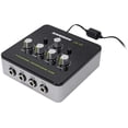 thumbnail image 3 of SAMSON QH4 4-Ch Stereo Studio Monitoring Headphone Amplifier Amp+DJ Headphones, 3 of 9