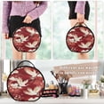 thumbnail image 5 of BZSMCE Makeup Bag Large Travel Cosmetic Bag with Adjustable Dividers Fashion Crane Dance Printed, 5 of 7