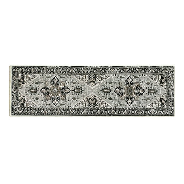 Soft Touch Carpet Vintage Machine Washable Runner Rug Soft Wear Resistant Non-slip Thin Hallway Runner Rug Entryway Indoor Carpet Floor for Home