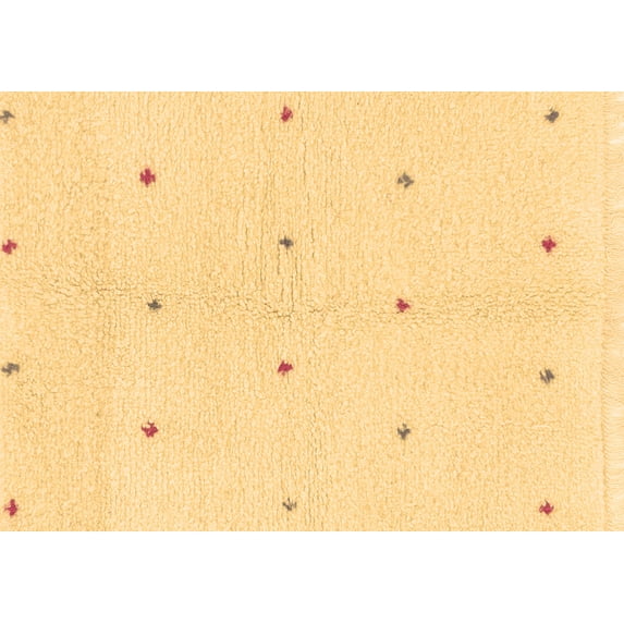 Ahgly Company Indoor Rectangle Solid Brown Modern Area Rugs, 6' x 9'