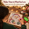 thumbnail image 5 of Christmas Diamond Art Kits, DIY Pearl Diamond Painting Art Kit with Frame, Christmas Pearl Beads Art Craft for Adults & Beginners, Home Wall Decor, 5 of 9