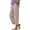 Beige, variant on Miqool Women's Linen Baggy Palazzo Pants High Waisted Wide Leg Lounge Pants Lightweight Casual Loose Fit Beach Yoga Trousers with Drawstring Waist and Pockets