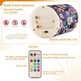thumbnail image 5 of Yayeee Flameless Candles with Remote Flickering Battery Operated Multi Color Changing, Playful Winter, 5 of 7