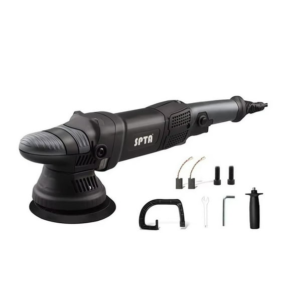 SPTA 5 inch 780W Dual Action Polisher Orbit 15mm Auto Polisher DA Car Polisher Home DIY Polisher for Car Polishing and Waxing