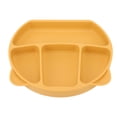 thumbnail image 1 of Plato Bebé Silicona, Con Tenedor, Cuchara, 3 Compartimentos Divididos, Vajilla Bebé Silicona, Cuenco Infantil, Apto Para Lavavajillas, Microondas, Horno, 1 of 7