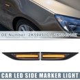 thumbnail image 2 of Coche LED Lateral Marcador Giro Señal Ámbar Luz 2K5949101 para VW T6 Claro, 2 of 7