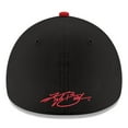 thumbnail image 4 of Men's New Era Black Kyle Busch 39THIRTY Panel Flex Hat, 4 of 4