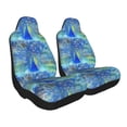 thumbnail image 2 of Pofeuu Peacock Print Automotive Car Seat Covers Flat Cloth Full Set Seat Covers,Car Seat Covers front seats for Cars Trucks and SUVs-1, 2 of 9