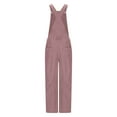 thumbnail image 4 of GigrtiJin Baggy Corduroy Overall for Women Loose Wide Leg Jumpsuit Barrel Pant Cute Adjustable Bib Overalls with Pocket, 4 of 8