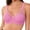 A1 Pink, variant on Women’s Full Coverage Underwire Bra with Floral Lace Cups, Sheer Mesh Panel and Adjustable Straps, Supportive Everyday Lingerie Bralette for Comfort and Lift Yellow 80C