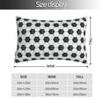 thumbnail image 2 of Salouo Soccer Pattern Pillow Cases,1PC Pillow Covers with Envelope Closure Decorative Pillow Case for Bed Couch,Pillows Not Included-14"x20", 2 of 6