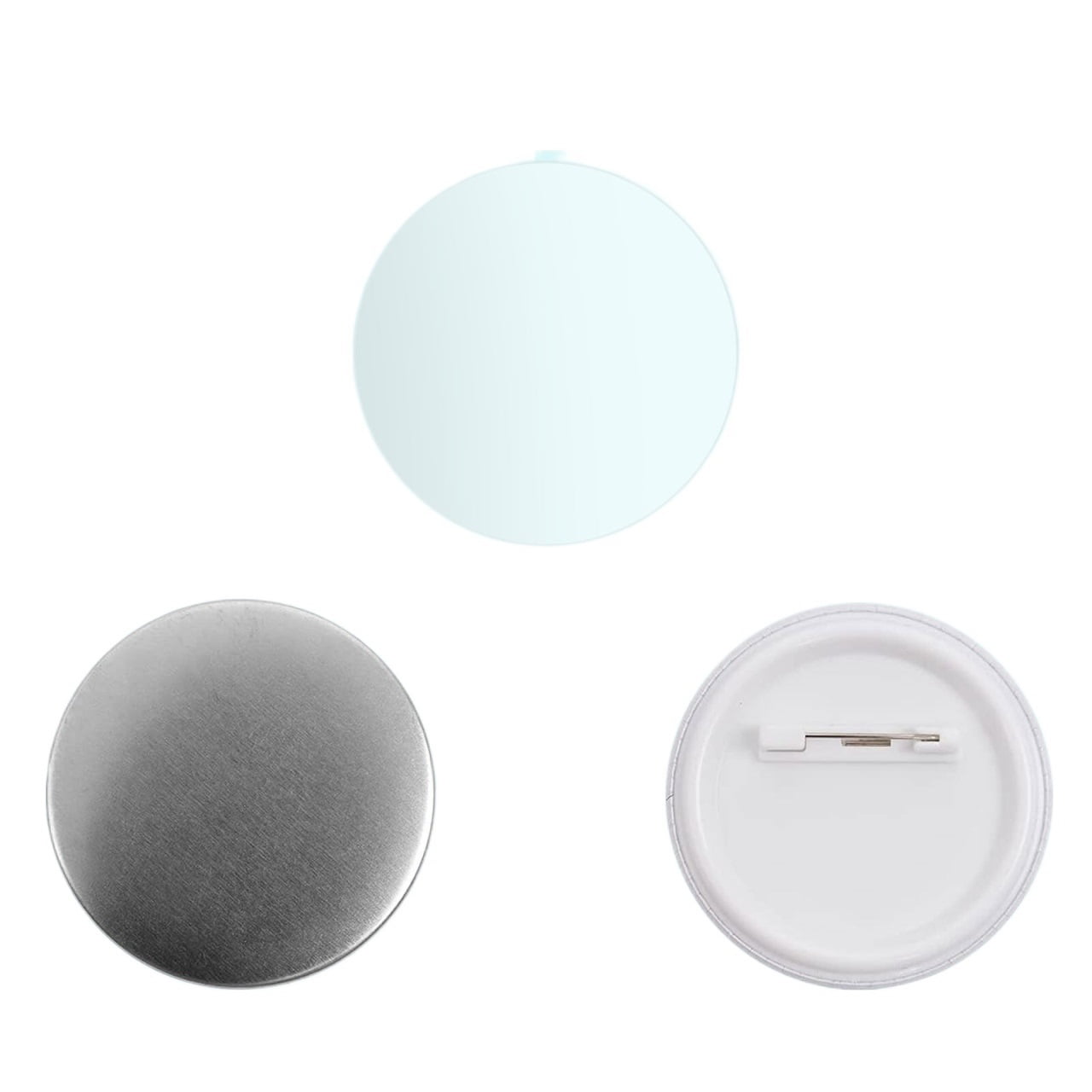 50/100/200PCS Pin Button Design Bad Round Button Parts Supplies For Bad Maker Machine DIY Pin Maker,Blank Materials