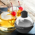 thumbnail image 5 of Ice Ball Maker Molds, Round Ice Cube Tray, Sphere Whiskey Ice Mold - 2.5 Inch Round Ice Cube Mold - Large Ice Ball Molds for Whiskey, Cocktails, Bourbon and Coffee - Colorful Creative Gift - 4 Pack, 5 of 7