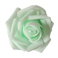 thumbnail image 1 of serony Pack of 50 Artificial Bionic Flowers PE Foam Simulation Roses Fake Flower Decorations Wedding Party Engagement Presents Light Green, 1 of 5