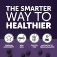 thumbnail image 6 of SmartyPants Adult Prebiotic & Probiotic Immunity & Digestive Health Gummy Vitamins - Blueberry - 40ct, 6 of 7