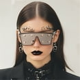 thumbnail image 6 of lanema Stylish Square Sunglasses With Metal Studs Embellishments UV400 Filter Eyewear, 6 of 11