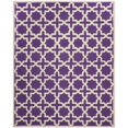 thumbnail image 1 of Safavieh Cambridge 2'6" X 6' Hand Tufted Wool Rug in Purple and Ivory, 1 of 3
