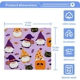 thumbnail image 5 of SKYSONIC Halloween Gnome Cotton Washcloths Set of 4, Highly Absorbent Soft Fingertip Towel for Bathroom, Gym, Hotel and Spa, 12 x 12 Inch, 5 of 7