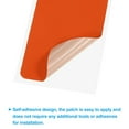 thumbnail image 4 of Unique Bargains Down Jacket Repair Patch 2' x 3', 6 Pack Self Adhesive Nylon Fabric Patch, Orange, 4 of 5