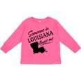 thumbnail image 3 of Inktastic Someone in Louisiana Loves Me Boys or Girls Long Sleeve Toddler T-Shirt, 3 of 5